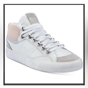 Marc Fisher White High-Top Sneakers
